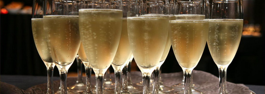 Copas de cava para celebraciones